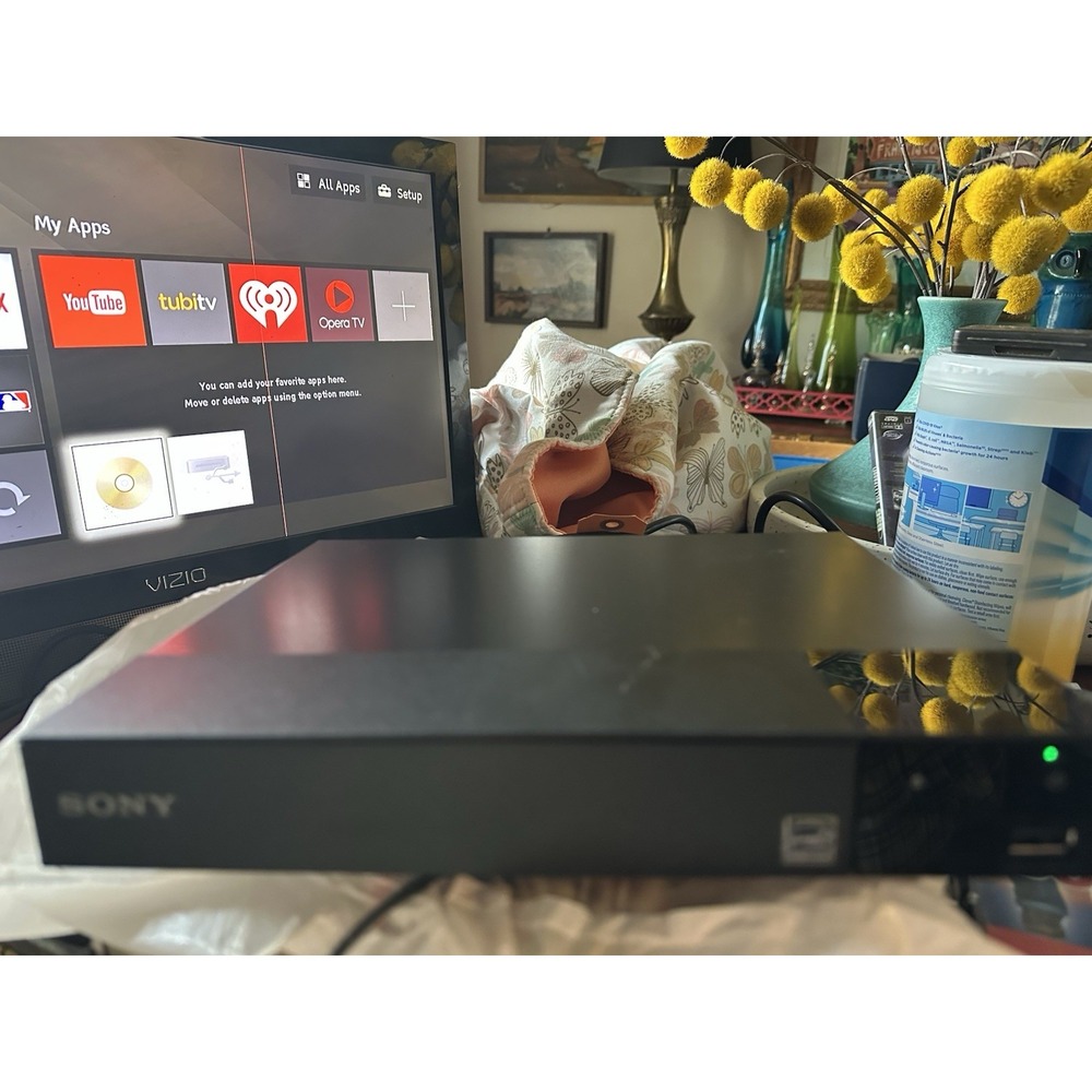 Sony BDP-S1700 Blu-Ray/DVD Player w/ Remote AC Adapter HDMI - Wired Streaming